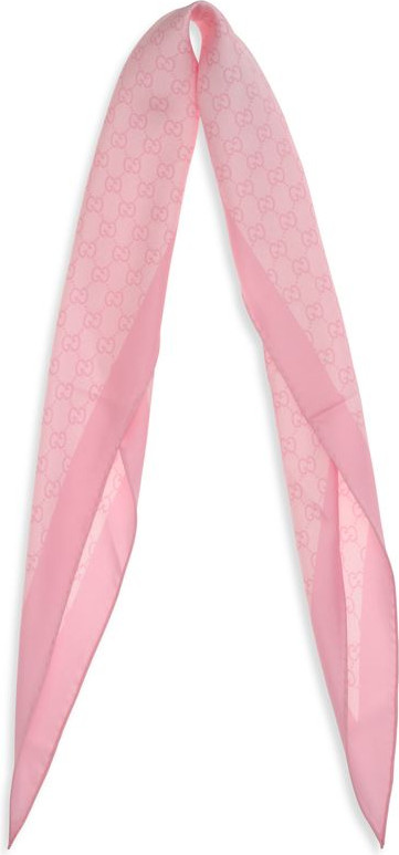 Scarf Gucci Printed Silk Twill