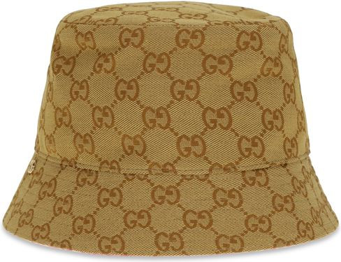 Bucket Hat Gucci Beige Cotton