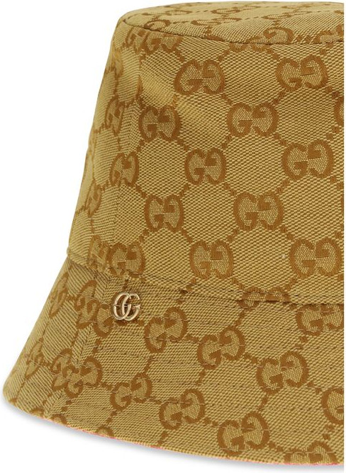 Bucket Hat Gucci Beige Cotton
