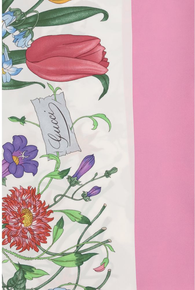 Scarf Gucci Flora Twill