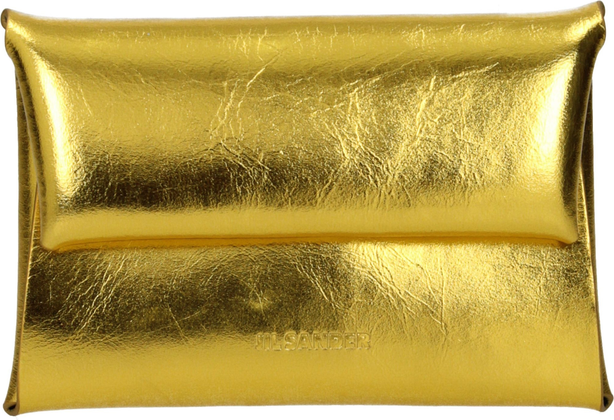 Кошелек для монет Jil Sander Gold из кожи