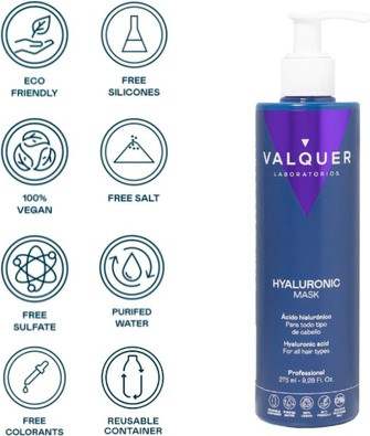 Haarmaske Valquer Hyaluronsäure Extra Feuchtigkeit und Vitalität