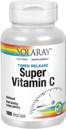 Овощные капсулы Solaray Super Vitamin C