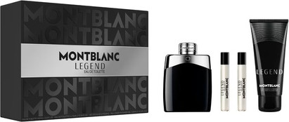 Mont Blanc Legend Set Eau De Toilette Spray 100ml Eau De Parfum Spray 75ml Duschgel 100ml