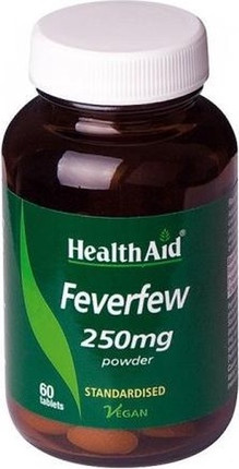 Tablets Health Aid Feverfew Matricaria 250 Mg