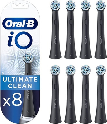 Elektrische Zahnbürste Oral-B Io Ultimate Schwarz 8er Pack