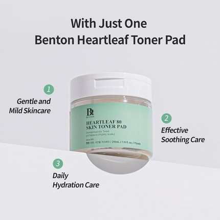 Toner Pads Benton Skin Texturizing Exfoliating Dual Embossed Face Peel Pads
