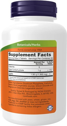 Now Foods Alfalfa Tabletten 650mg