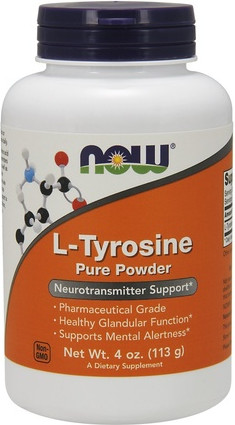 L-Tyrosin Pulver Now Foods