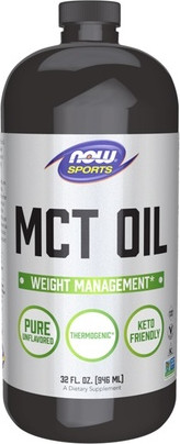 Pure Liquid MCT Oil Now Foods