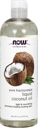 Liquid Pure Fractionated Coconut Oil Now Foods