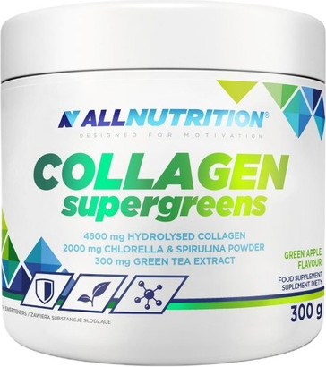 Powder Allnutrition Collagen Supergreens