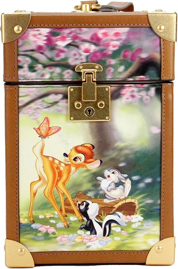 Sumka Kate Spade X Disney Bambi 3D Trunk Bosilgan PVC Yuqori Qo'l Zanjirli sumkasi