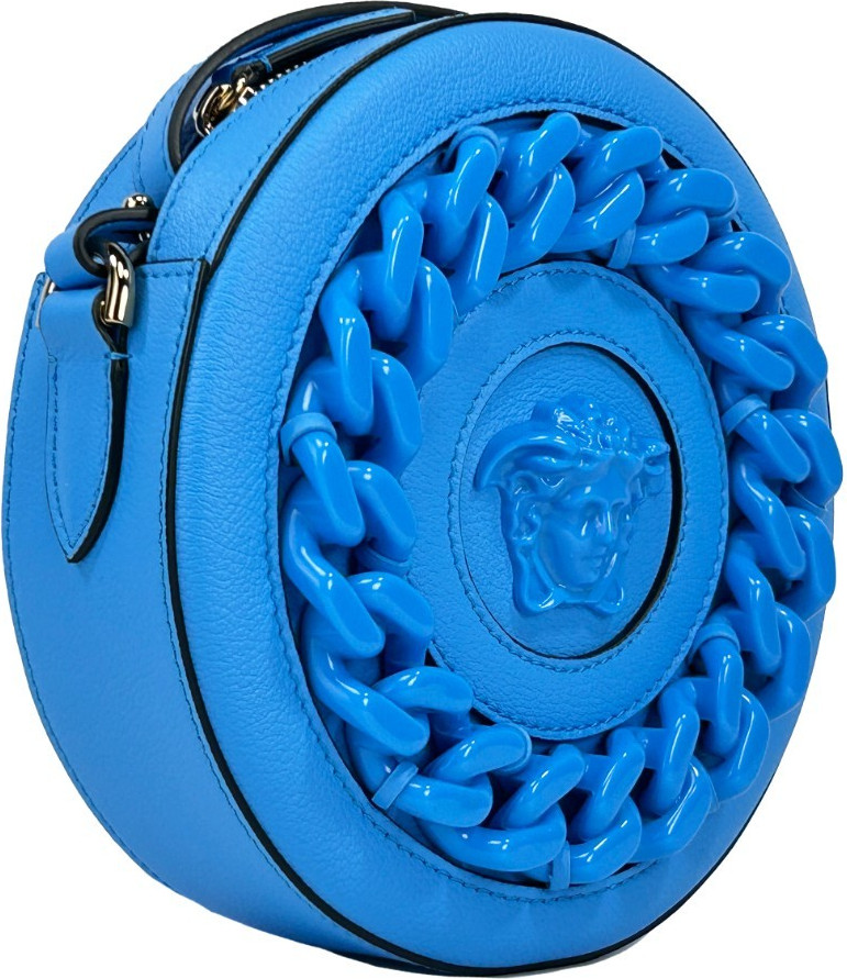 Kameratasche Versace Rund Disco Leder Kameratasche Umhängetasche
