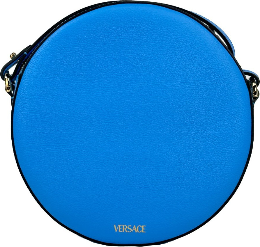 Kameratasche Versace Rund Disco Leder Kameratasche Umhängetasche