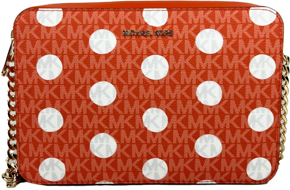 Сумка кросс-боди Michael Kors East West из кожи с цепочкой и молнией