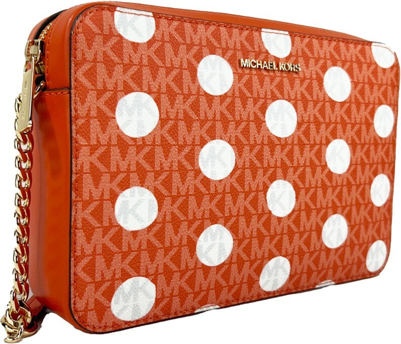 Сумка кросс-боди Michael Kors East West из кожи с цепочкой и молнией