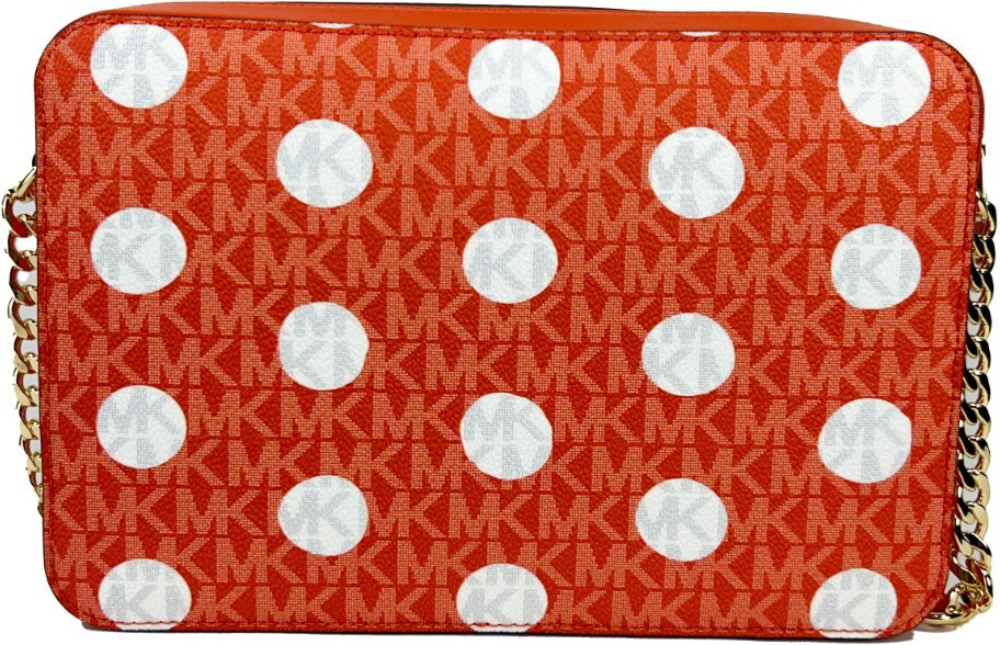 Сумка кросс-боди Michael Kors East West из кожи с цепочкой и молнией