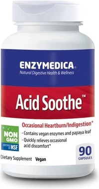 Verdauungsenzyme Enzymedica Acid Soothe 90 Kapseln
