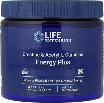 Kreatin & Acetyl-L-Carnitin Energy Plus von Life Extension