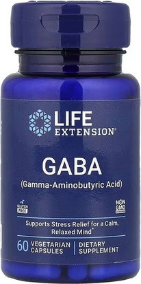 Vegetable Capsules Life Extension Gaba