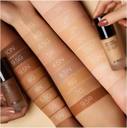Flüssiges Make-up Kiko Milano Unlimited Long-Lasting