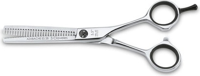 Haarmodellierschere 3 Claveles Azabache