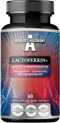 Apollo's Hegemony Lactoferrin With Vitamin C And Arabinogalactan 60 Capsules