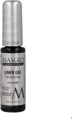 Nail Polish Masglo Silver Liner Gel