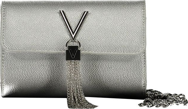 Shoulder Bag Valentino Argento Poliuretano Donna Borsa