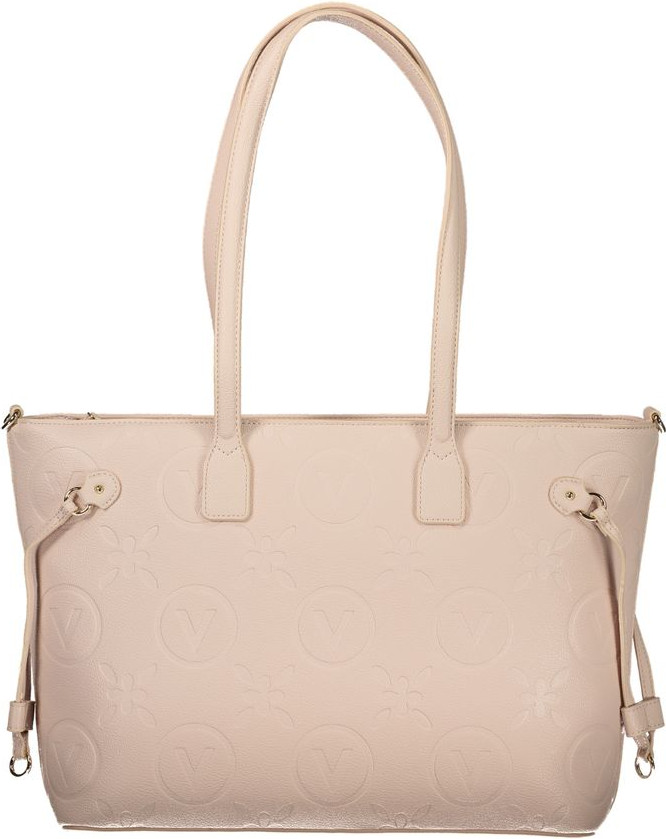 Розовая полиэтиленовая сумка Valentino