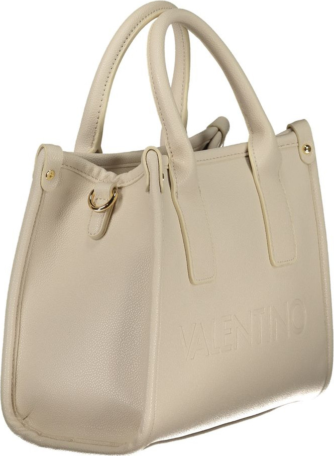 Handbag Valentino Beige Polyethylene