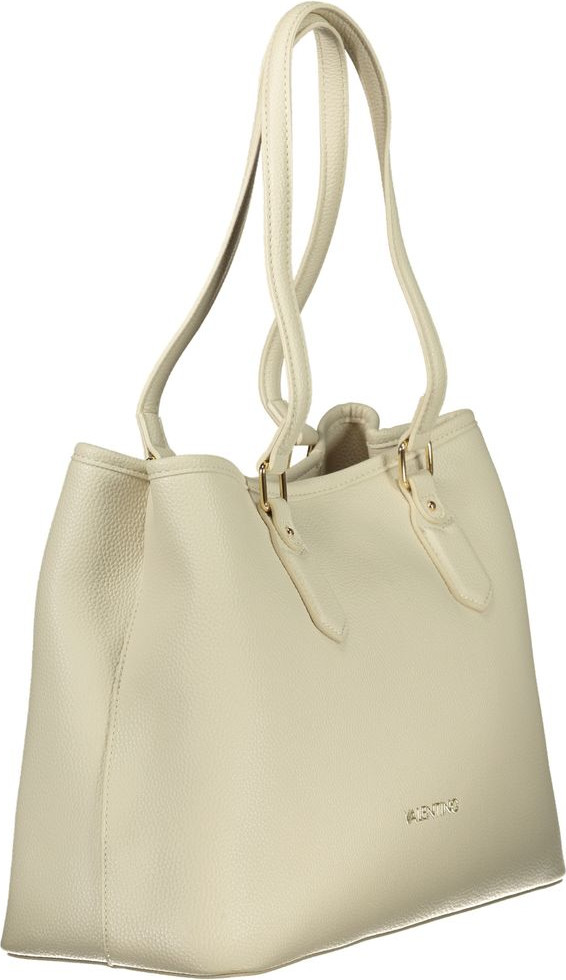 Handbag Valentino Beige Polyethylene
