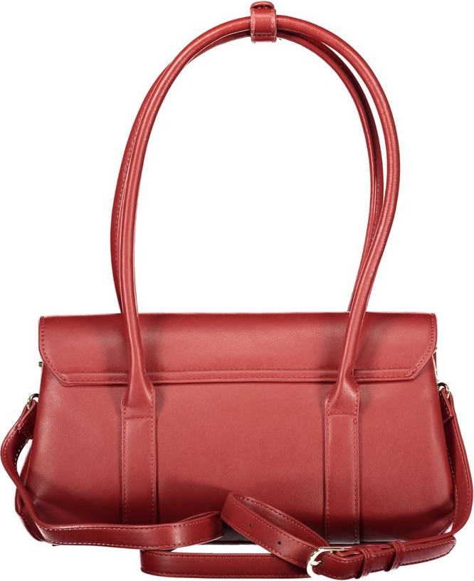 Красная полиэтиленовая сумка Valentino