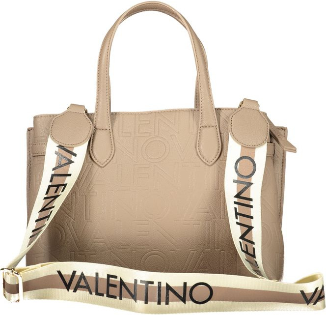 Коричневая сумка из полиэтилена от Valentino