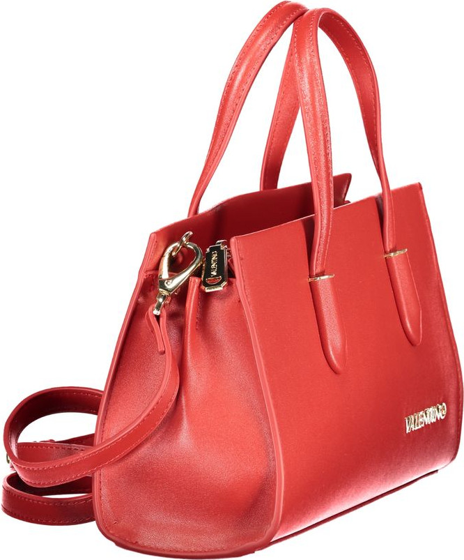 Красная полиэтиленовая сумка Valentino