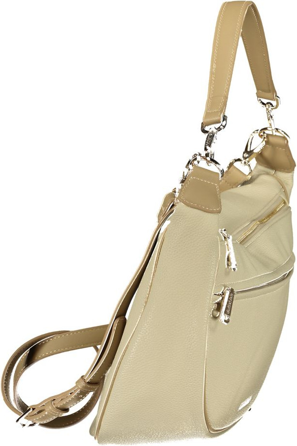 Handbag Valentino Beige Polyethylene