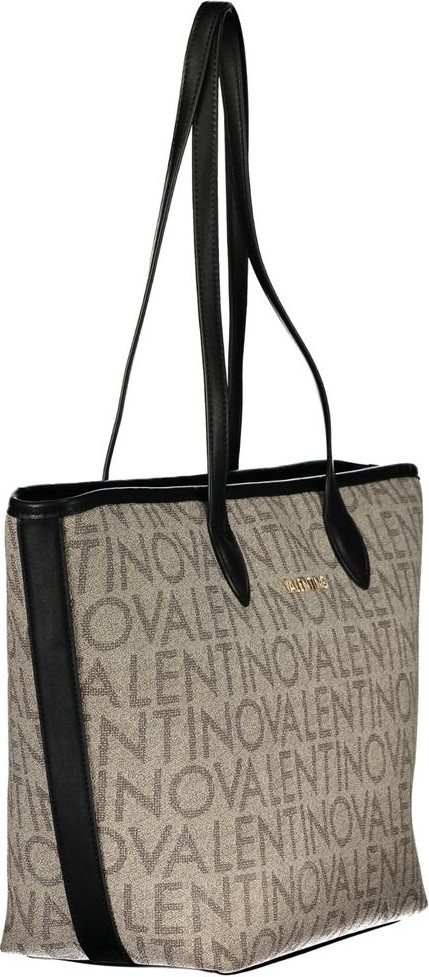 Handbag Valentino Beige Polyethylene