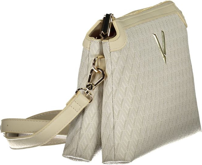 Handbag Valentino Beige Polyethylene