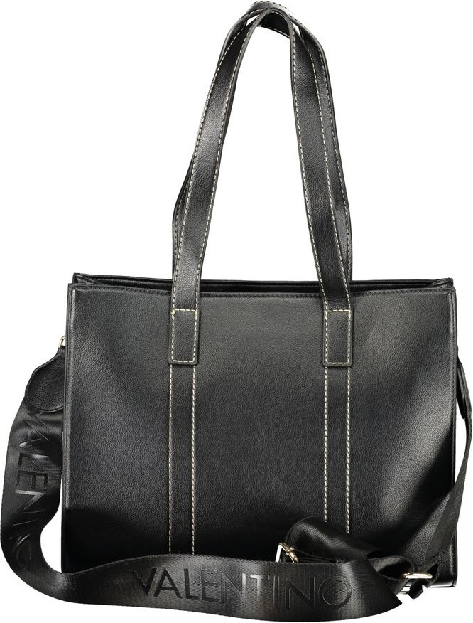 Handbag Valentino Black Polyethylene