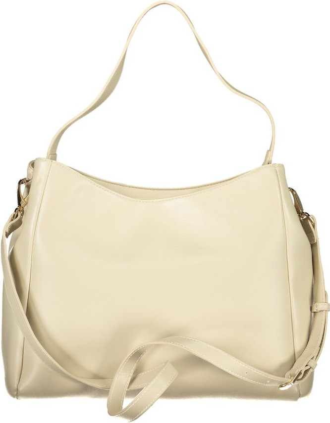 Handbag Valentino Beige Polyethylene