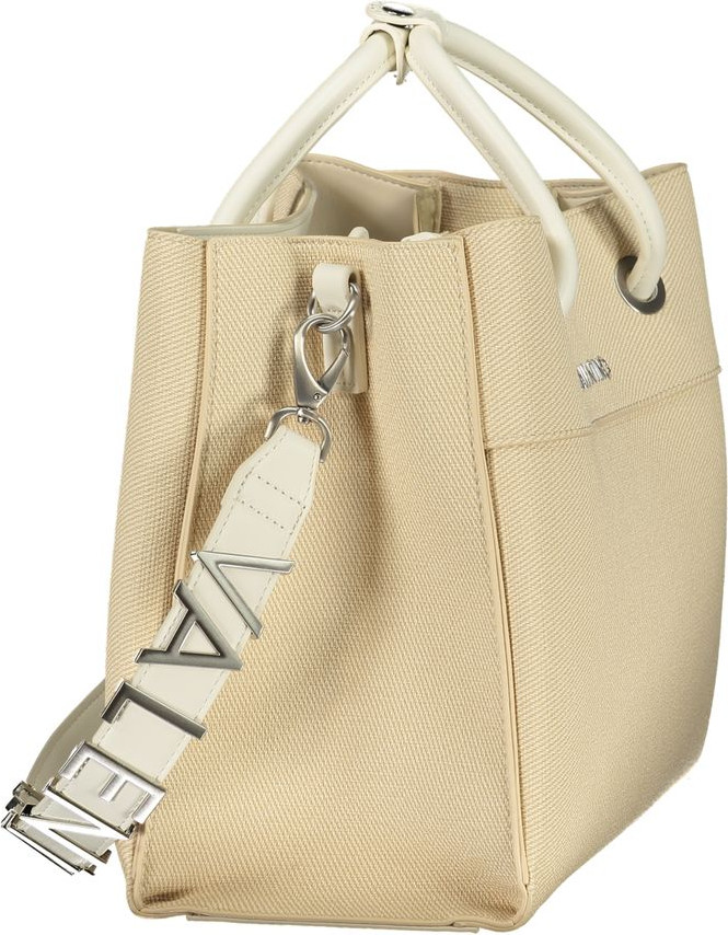 Handbag Valentino Beige Polyethylene