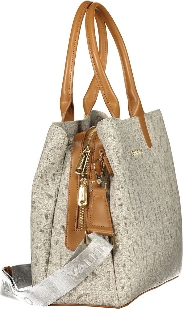 Handbag Valentino Beige Polyethylene