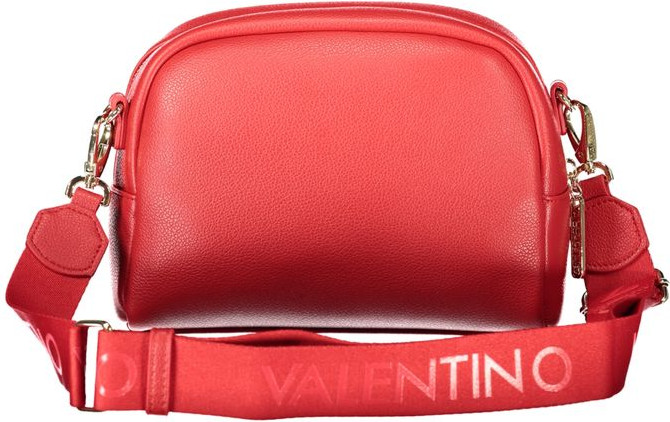 Красная полиэтиленовая сумка от Valentino