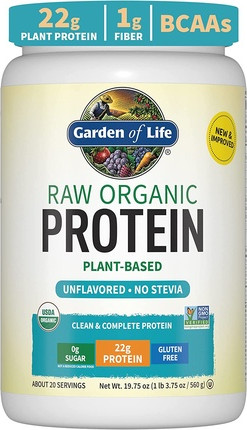 Protein Powder Garden Of Life Raw Organic Unflavoured