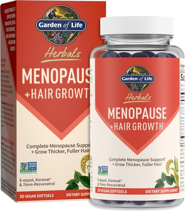 Vegan Softgels Garden Of Life Herbals Menopause Hair Growth