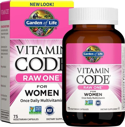 Vitamin Code Raw One für Frauen von Garden Of Life 75 vegetarische Kapseln