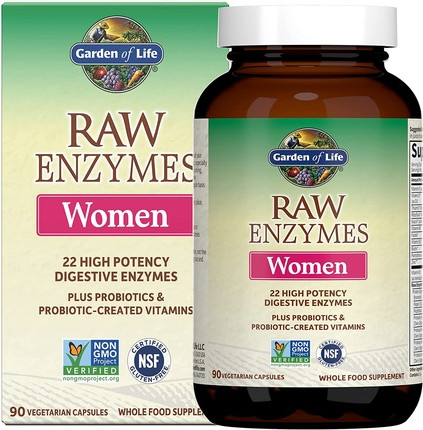 Vegetable Capsules Garden Of Life Raw Enzymes Women