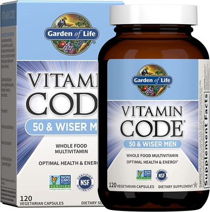 Vitamin Code 50 & Wiser Men Vegetarische Kapseln von Garden Of Life