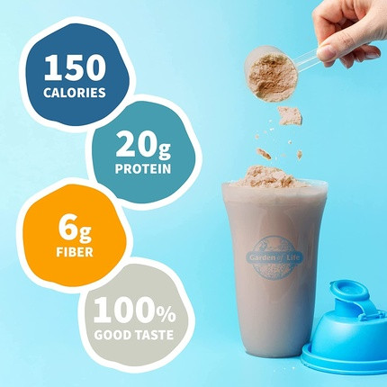 Bio veganer Mahlzeitenersatz Rohes pflanzliches Protein Pulver Schokolade